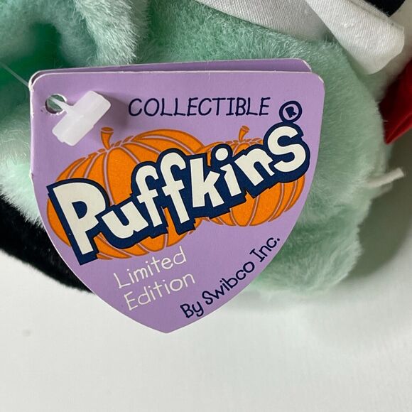 Puffkins Swibco Count Dracula Vampire Limited Edition Bean Plush Stuffed Toy NWT - Picture 9 of 11
